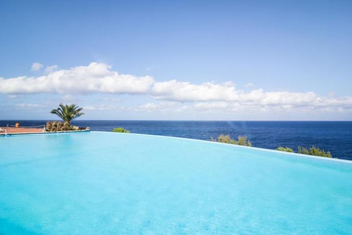 Piscina affacciata sul mare: weekend di benessere  