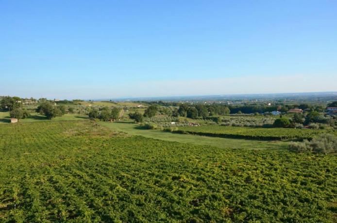 Vista panoramica delle colline vicino Roma