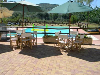 Piscina immersa nel verde