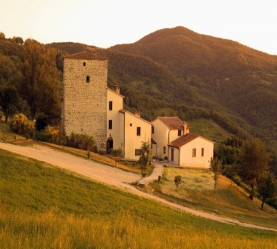 posizione collinare in umbria