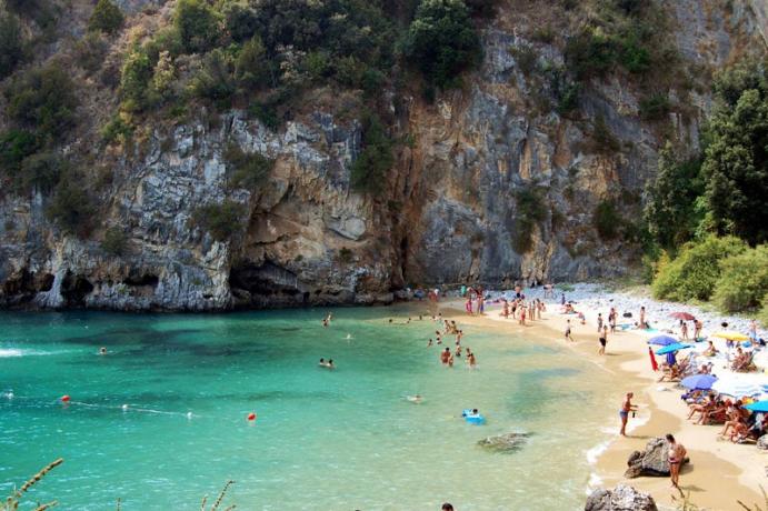 Campeggio con vista strapiombi sul Mare Palinuro
