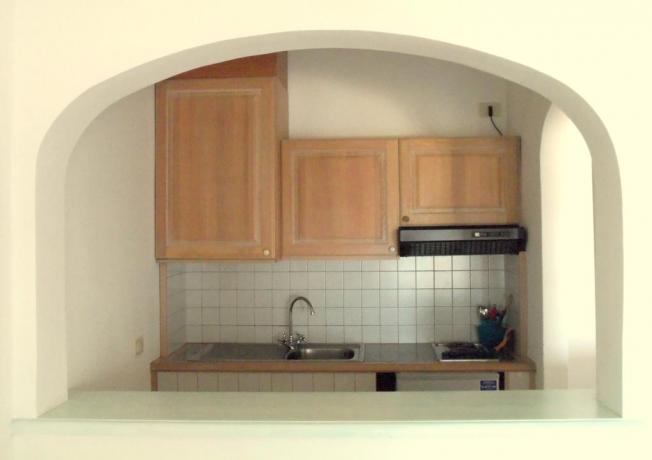 Cucina in appartamento residence in Costa Smeralda