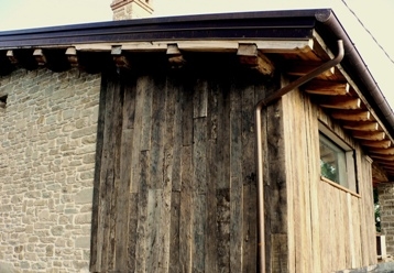Rivestimento esterno tavole in rovere