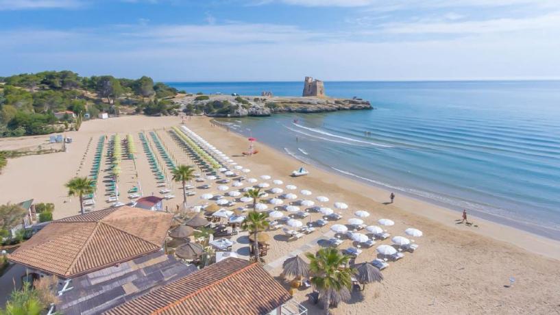 Hotel 3 stelle a Peschici nel Gargano con Spiaggia privata, Piscina, Ristorante e Animazione