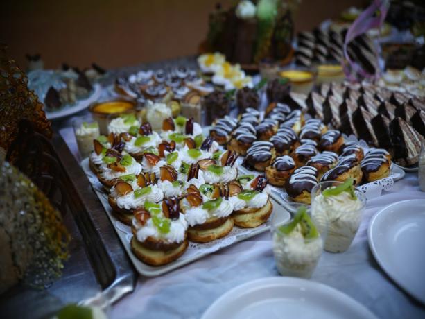 Villaggio Tunisia:cibo buffet ristorante  
