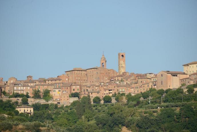 Veduta del paese di Città della Pieve 