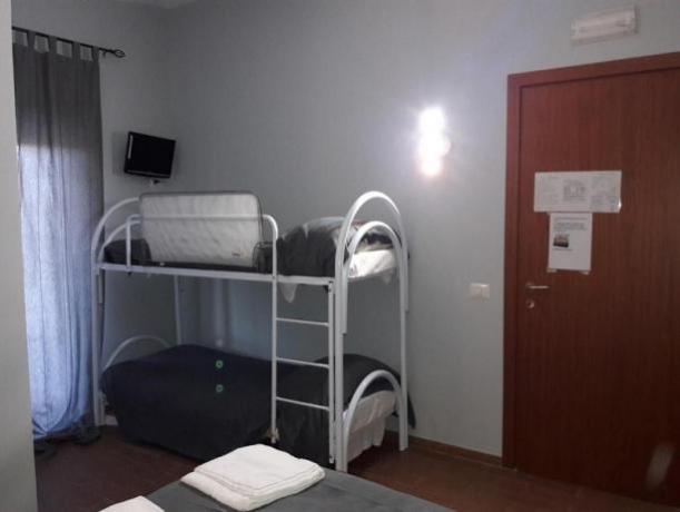 B&B a Valmontone, Camera doppia e lettini