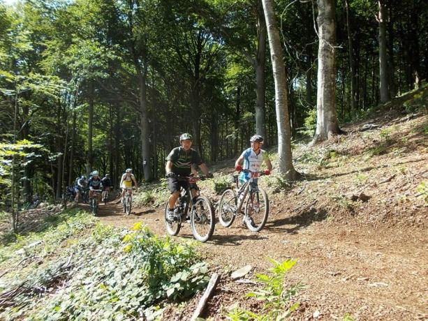 Bed-and-breakfast escursioni guidate mountain-bike e-mtb Appennino-Parmense