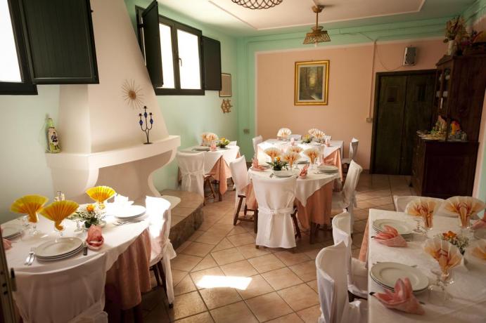 Ristorante interno Agriturismo a Nuoro con tipicità