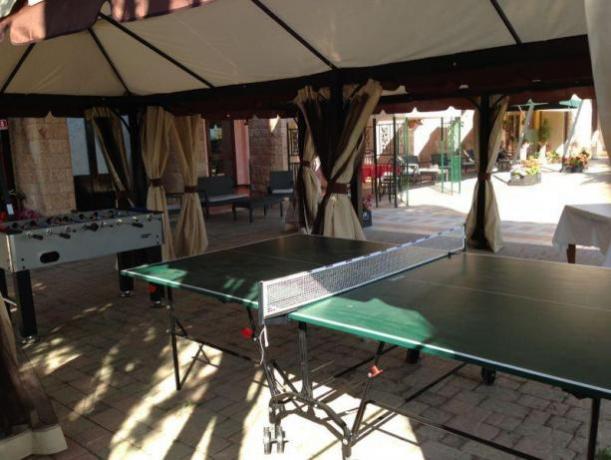 hotel con ping pong e biliardino 