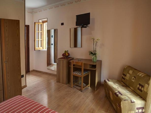 TV in camera all'albergo nel Gargano