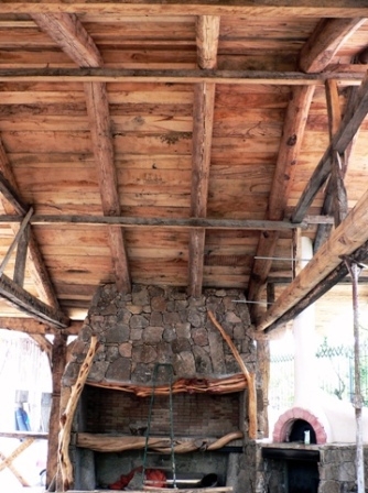 Tettoia uso Barbecue