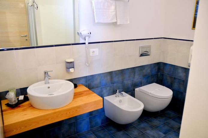 Camera bagno privato B&B Santa Venerina