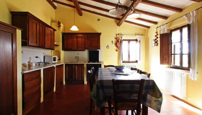 Cucina Casolare nell'agriturismo in Umbra 