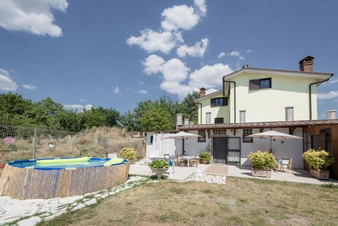 Casa vacanze a Vasanello con piscina e giardino