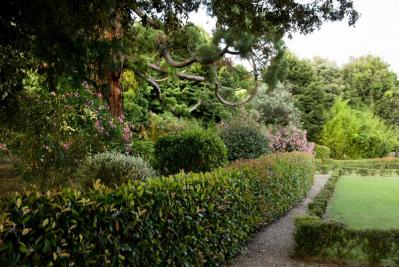 Il bellissimo parco della tenuta