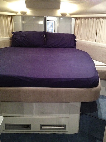 Letto matrimoniale in barca
