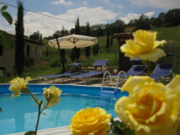 B&B con piscina a Montone 