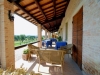 Colazioni gustose al sole in terrazzo
