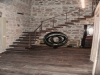 Pavimento e scala legno antico