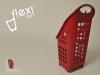 FlexiCart cesti spesa trolley basket rosso