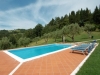 Panoramic swimming pool in the castle