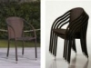 sedia da esterno impilabile, sedia alto design da