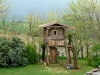 CHALET EPOCA 1800 POSIZIONATA  SULL'ALBERO CON SAU
