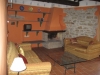 Elegant living room with fireplace