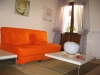 soggiorno con divano letto