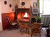 Romantic fireplace