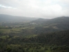 Panoramic view of the mountains from the structure