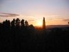 Sunset toward Todi