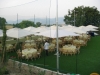 casale in Umbria tavoli all'aperto