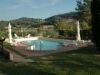 Panoramic swimming pool in the country house