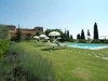 Swimming pool in a green area