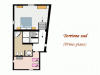 Torrione Sud first floor map