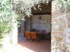 Portico with trees