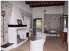 Living room with fireplace