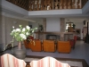 Living room with fireplace