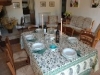 Tavola da pranzo per cenone capodanno 
