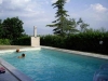 piscina attrezzata e panoramica
