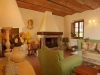 Living room with fireplace