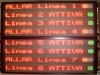Display multiriga a messaggio variabile