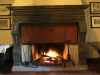 A romantic fireplace