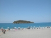 spiaggia di Diamante di fronteb all'isola di Cirel