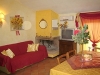 Girasole living room wit fireplace