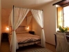 Four poster bed in the country house