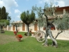 Giardino esterno con giochi