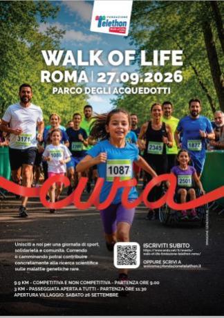 Walk of Life Roma 2026 - Fondazione Telethon